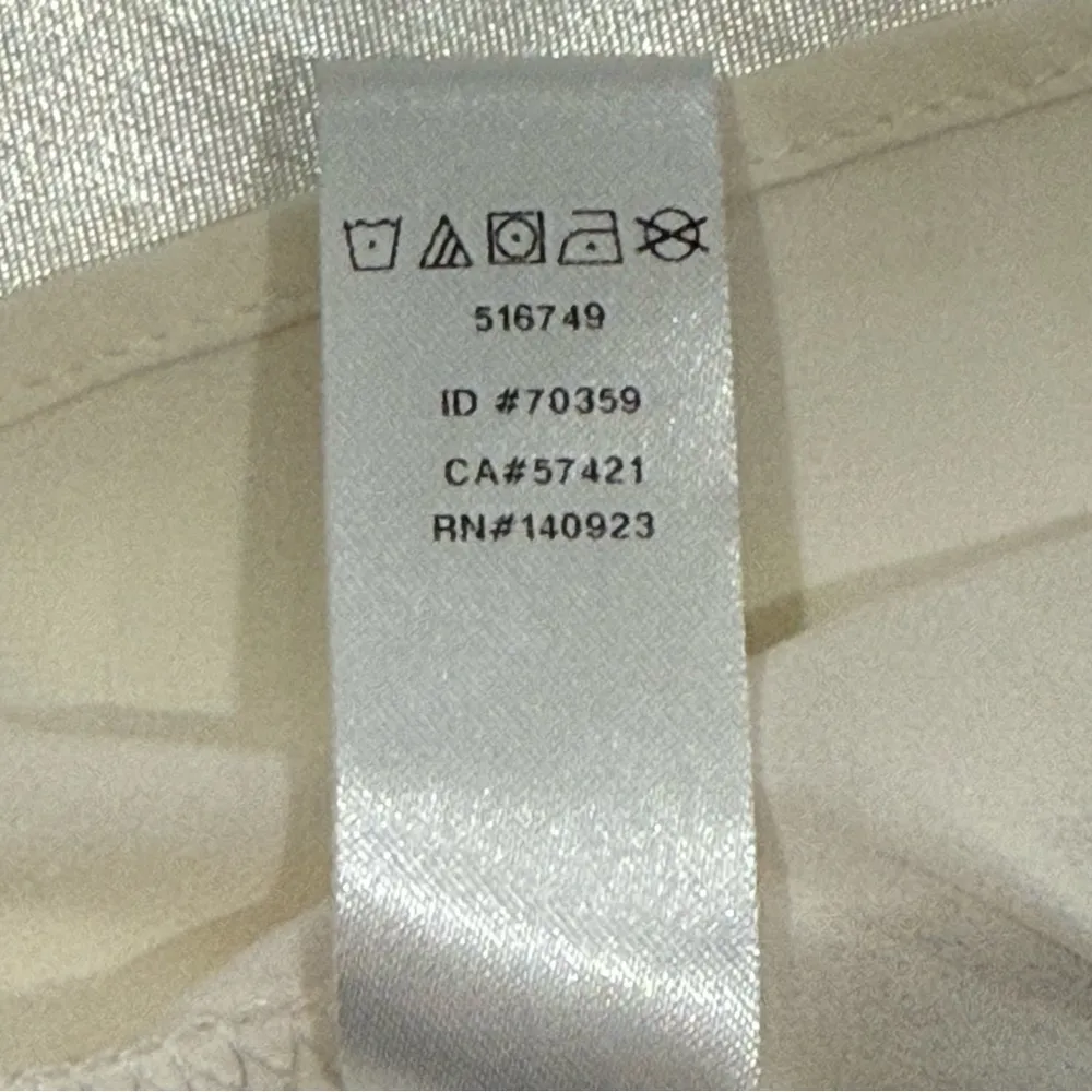 Loft Mixed Media Tank Top Collared Sweater Cream Leopard Layered Small Classic - Image 10