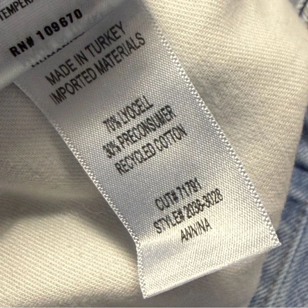 Citizens of Humanity Annina High Rise Wide Leg Jeans Size 27 Button Fly - Image 5