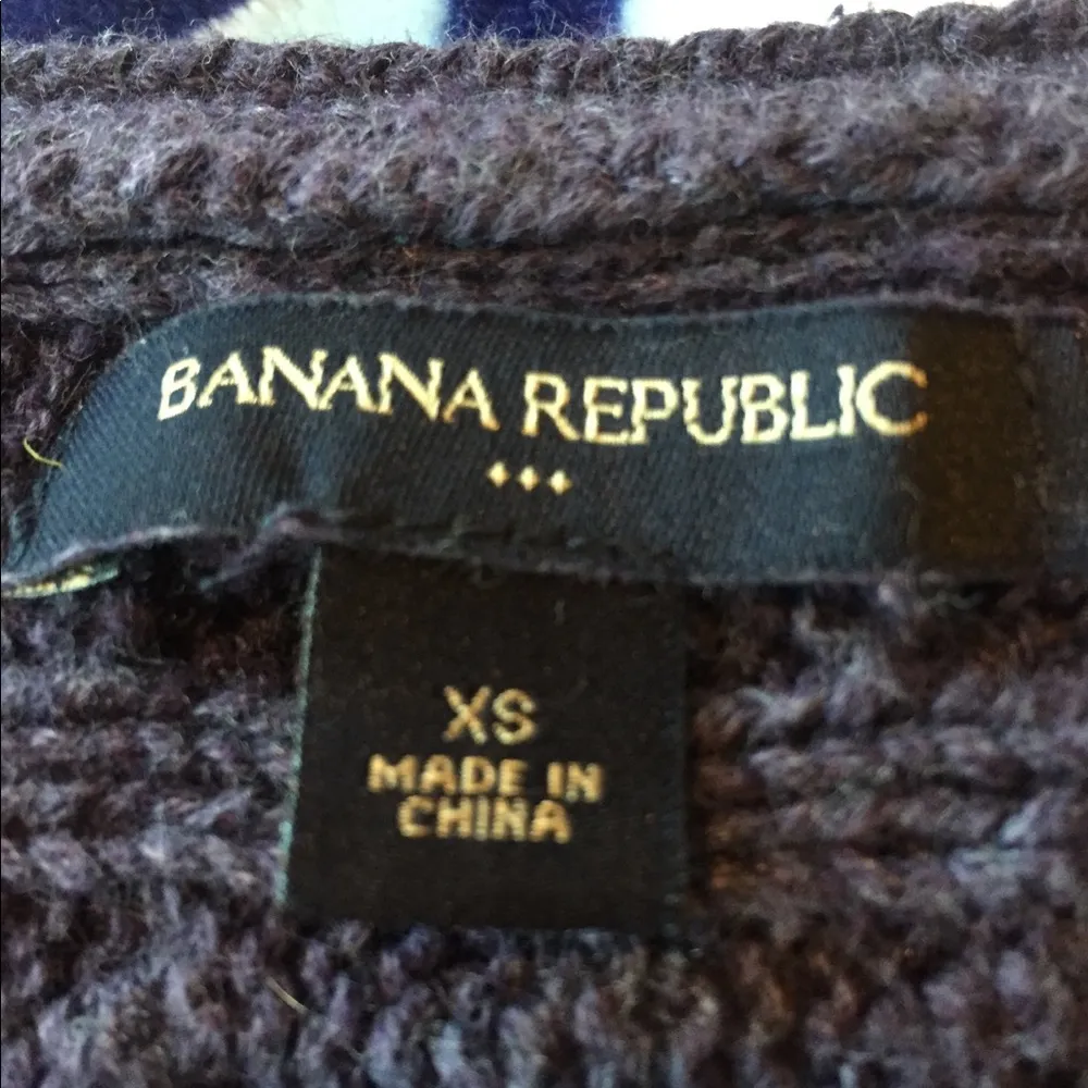 Banana Republic Comfy Sweater Eggplant Purple - Image 4