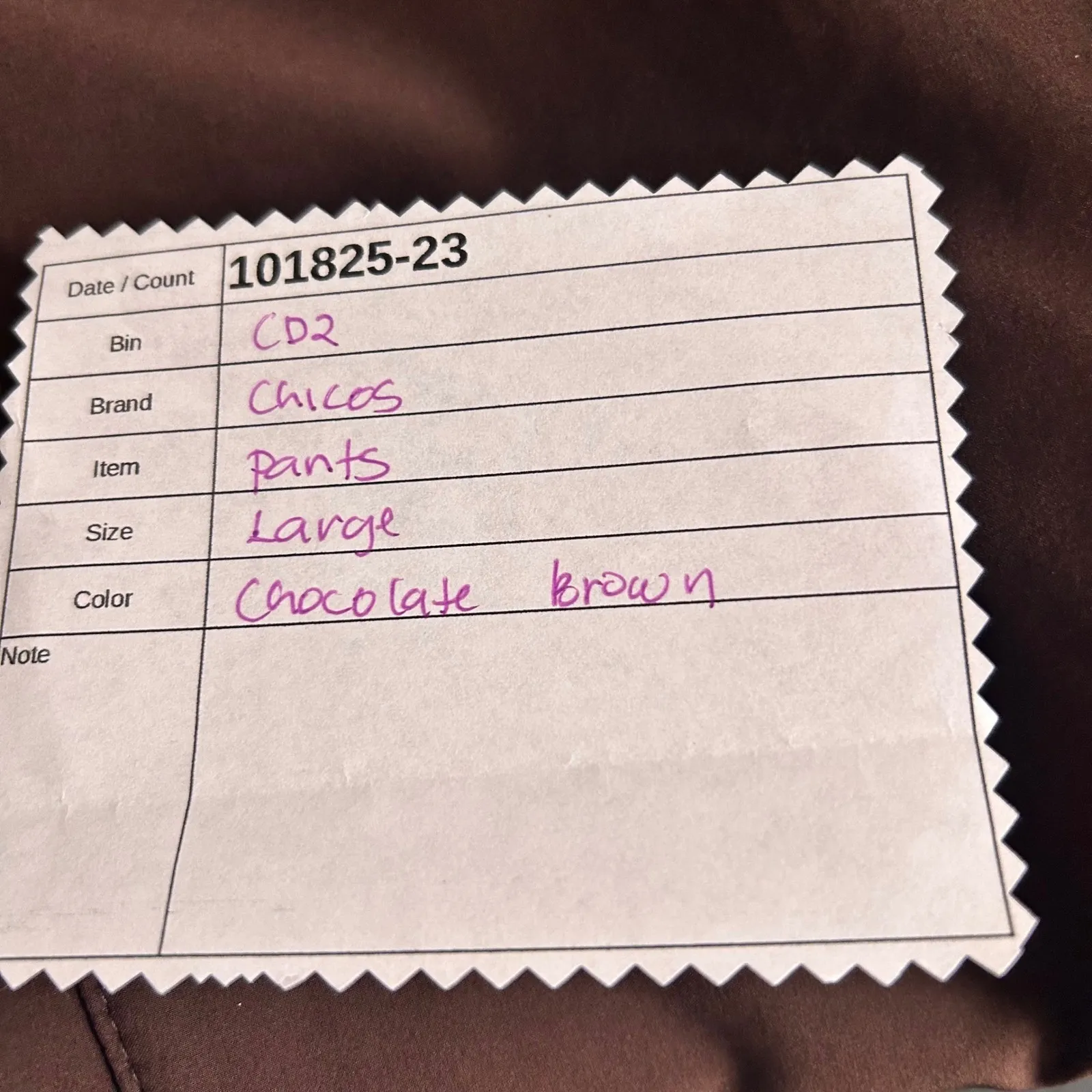 Chicos Pants Chocolate Brown Large or 2 - Image 9