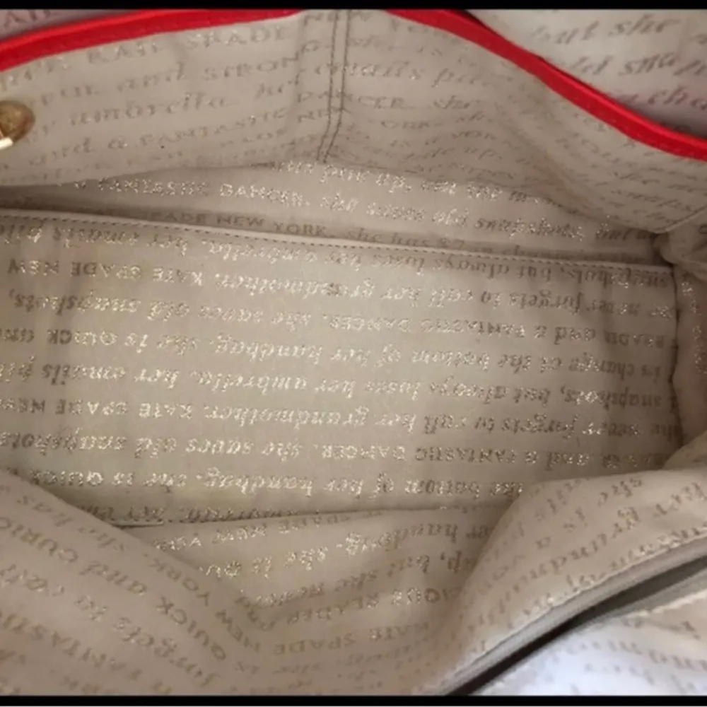 Kate Spade Quilted Leather “Maxie” Handbag in Flame Red. NWT, Original Dustbag - Image 2