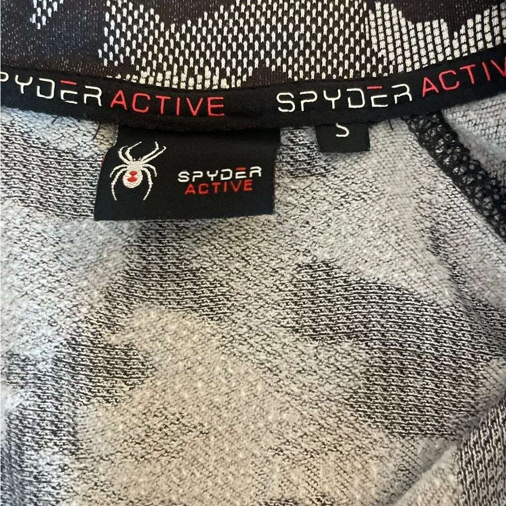 Spyder Active Quick Dri Pullover Top Womens Size Small Quarter Zip Camouflage - Image 8