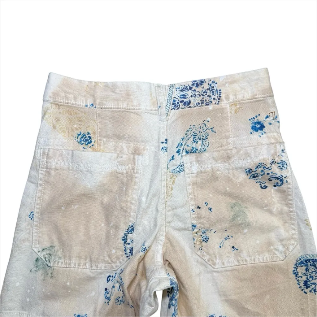 NWT Pilcro Millie Low-Slung Barrel Pants Anthropologie Cargo Printed 25 Slouchy - Image 5