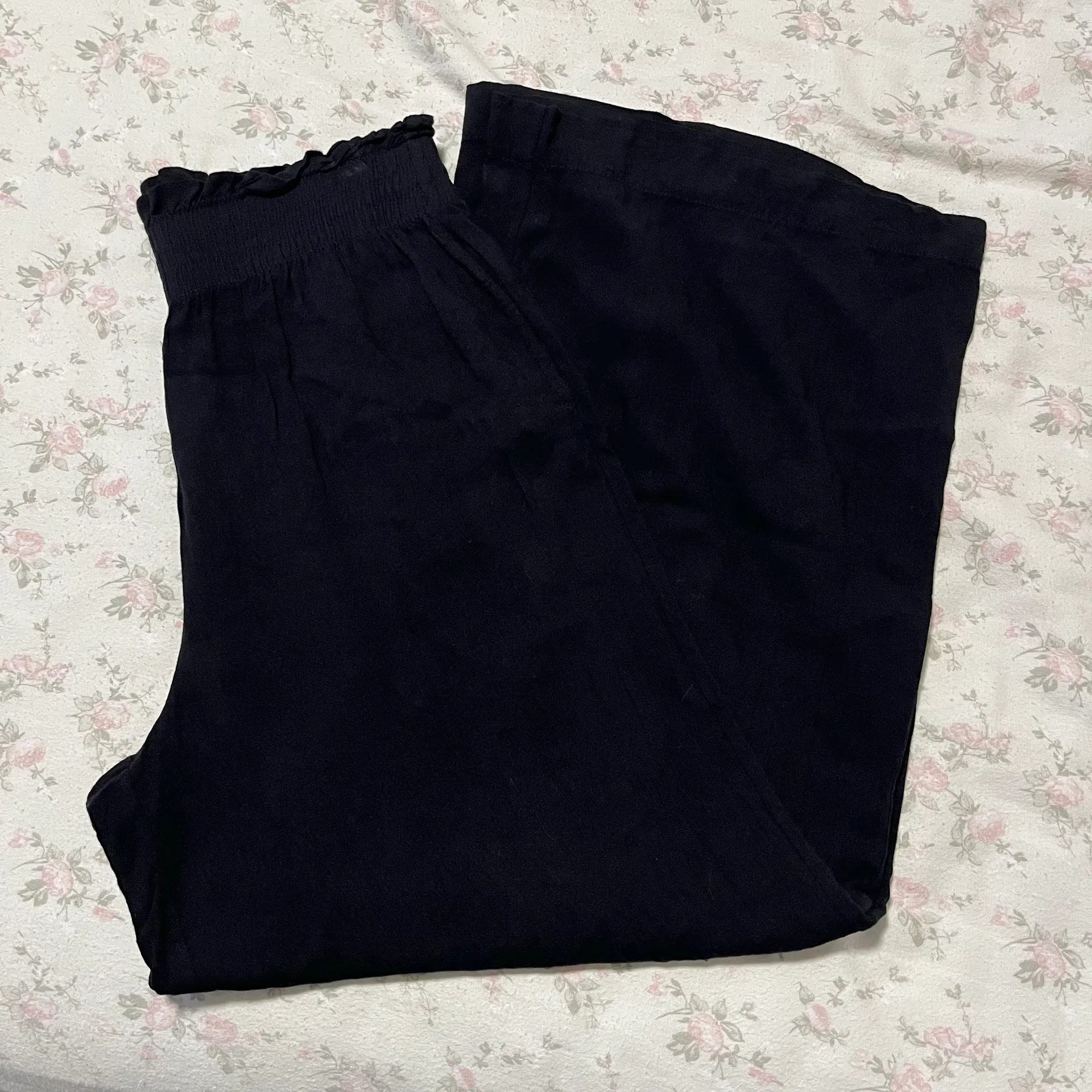 Cropped Wide Leg Pants - Image 2