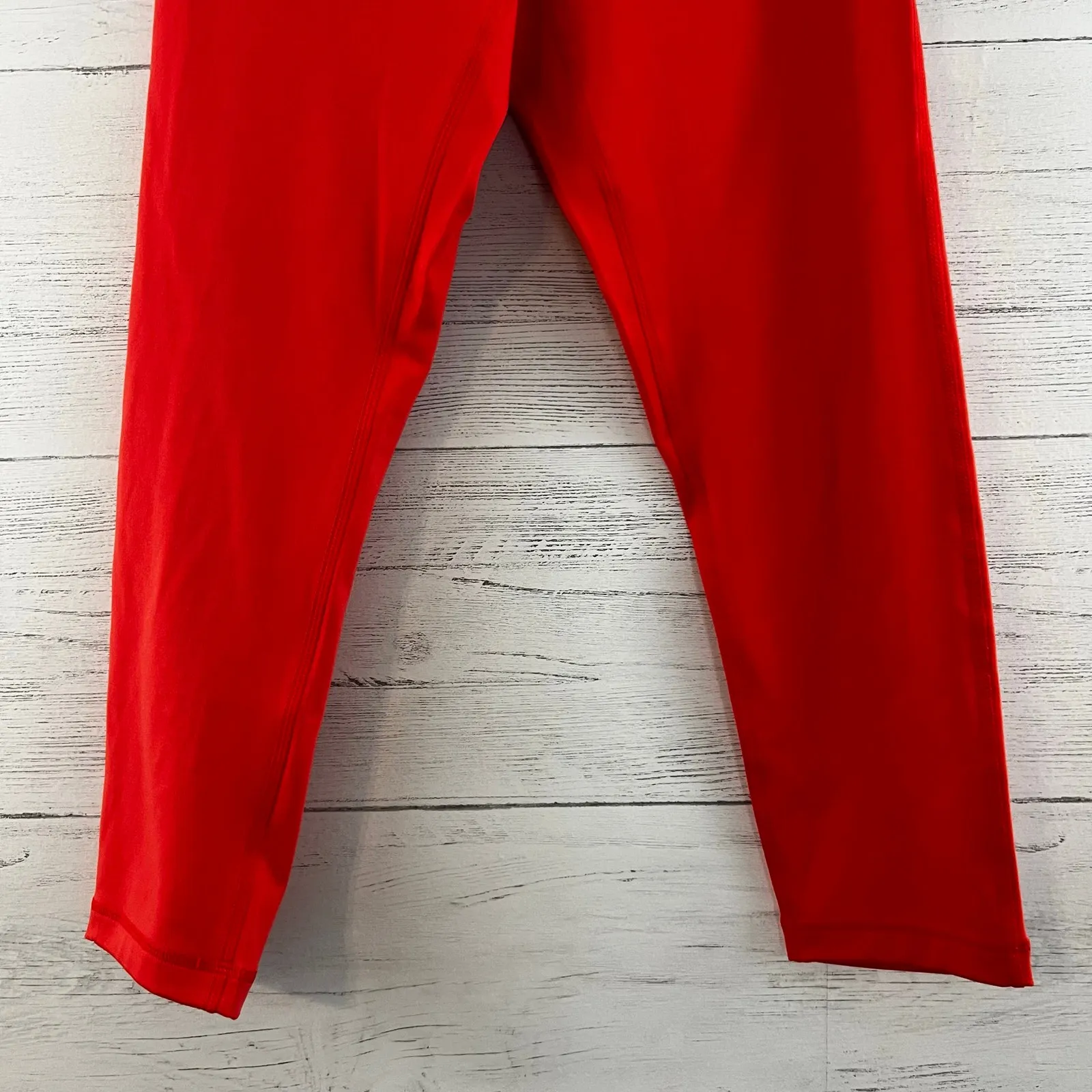 Zella  NWT Orange Red Compression Athletic Leggings Size XS - Image 3