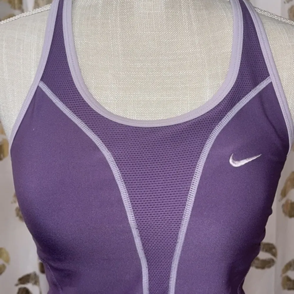 NIKE Dri Fit Racerback Moisure Wicking Athletic Top Shelf Bra Stretch Athletic - Image 28