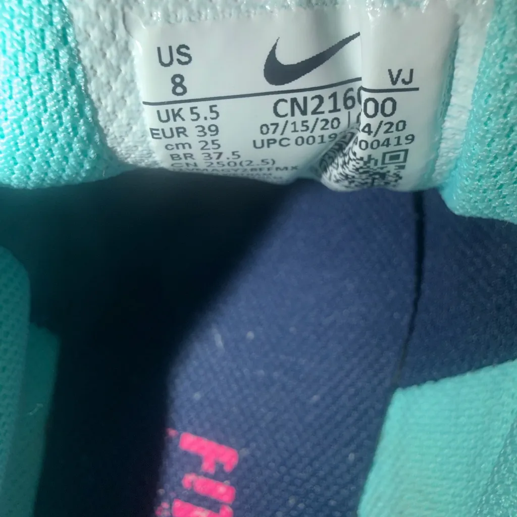 Nike  Women's Torch 4 Athletic Shoes - Navy and Light Blue - Image 7