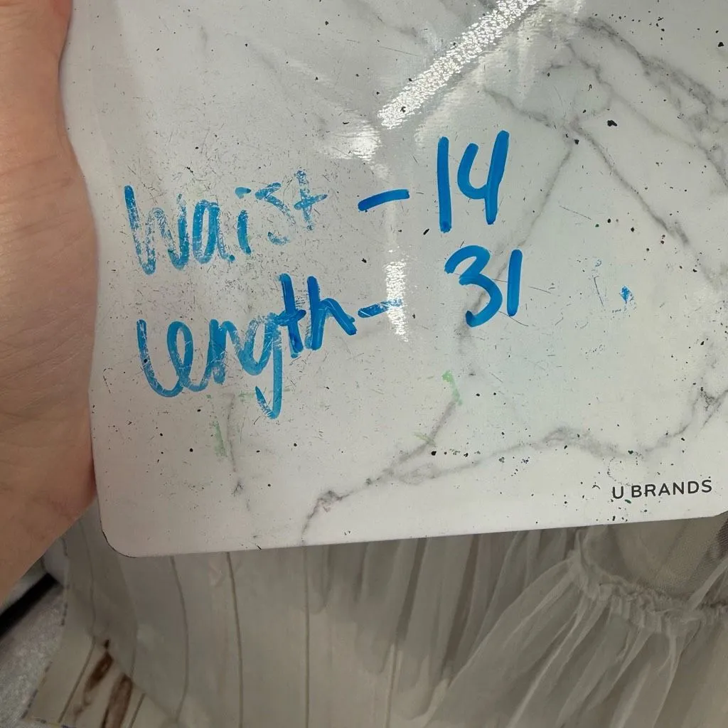 Favlux Women’s Medium Grey Tulle Ruffle Skirt Whimsical Fairy - Image 5