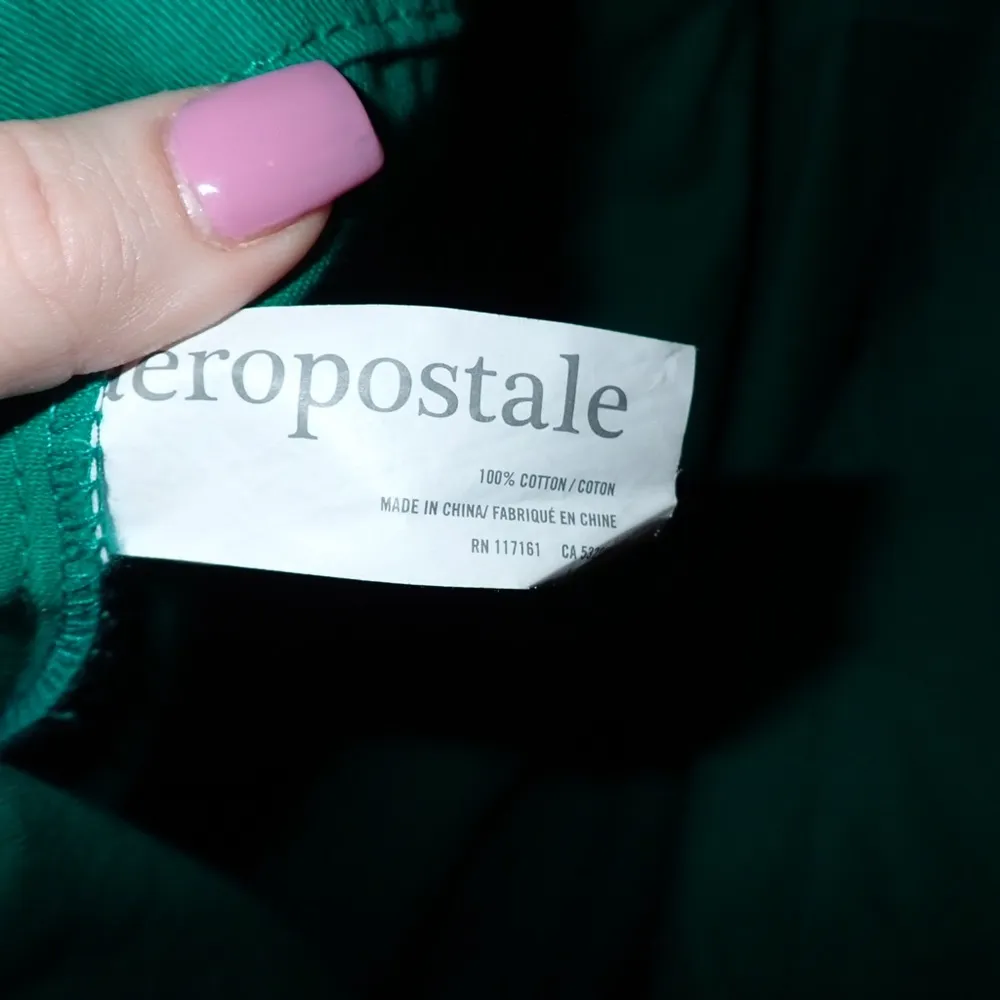 Aeropostale Canvas Tote Bag Green Logo Beach Bag Tote Bag Aero Books Large 22x16 - Image 11