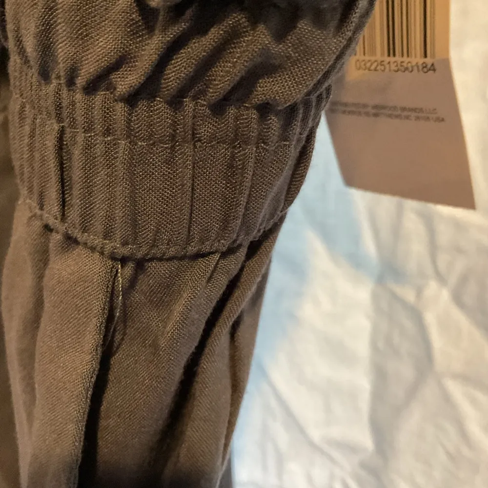 Just Be Gray Jumpsuit with V-Neck and Spaghetti Straps - Image 3