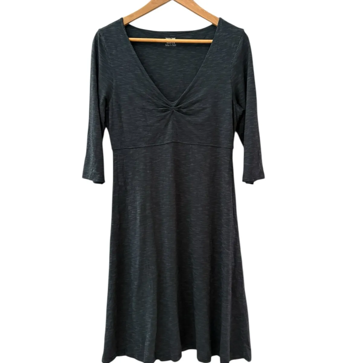 Horny Toad Rodalina Mini Dress Dark Heathered‎ Gray Size Medium - Image 2