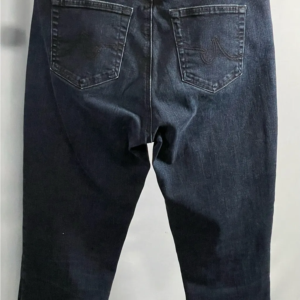 AG Adriano Goldschmied Mari High Rise Slim Straight Indigo Denim, Size 29 - Image 4