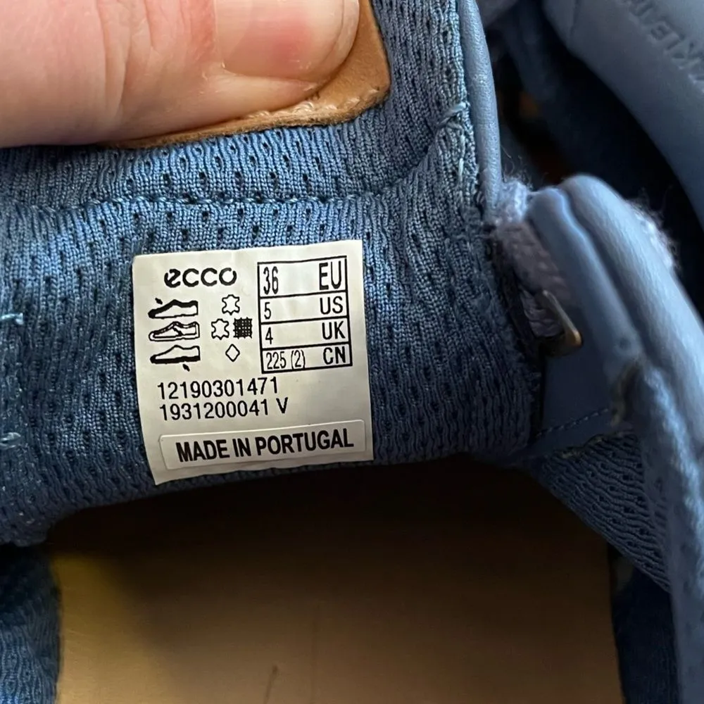 Ecco  S-lite retro blue Spikeless athletic golf shoes - Image 9