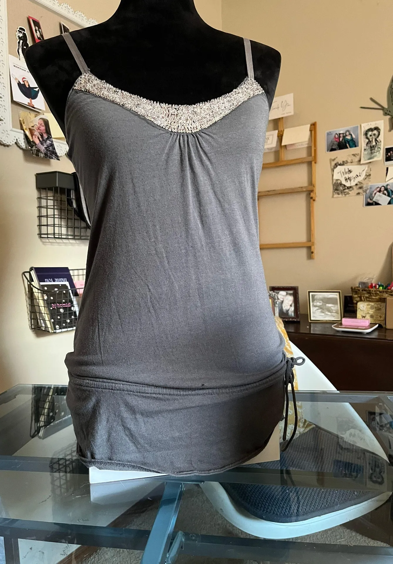 Abercrombie & Fitch Beaded Tank Top (2000s) // Abercrombie  - Image 6