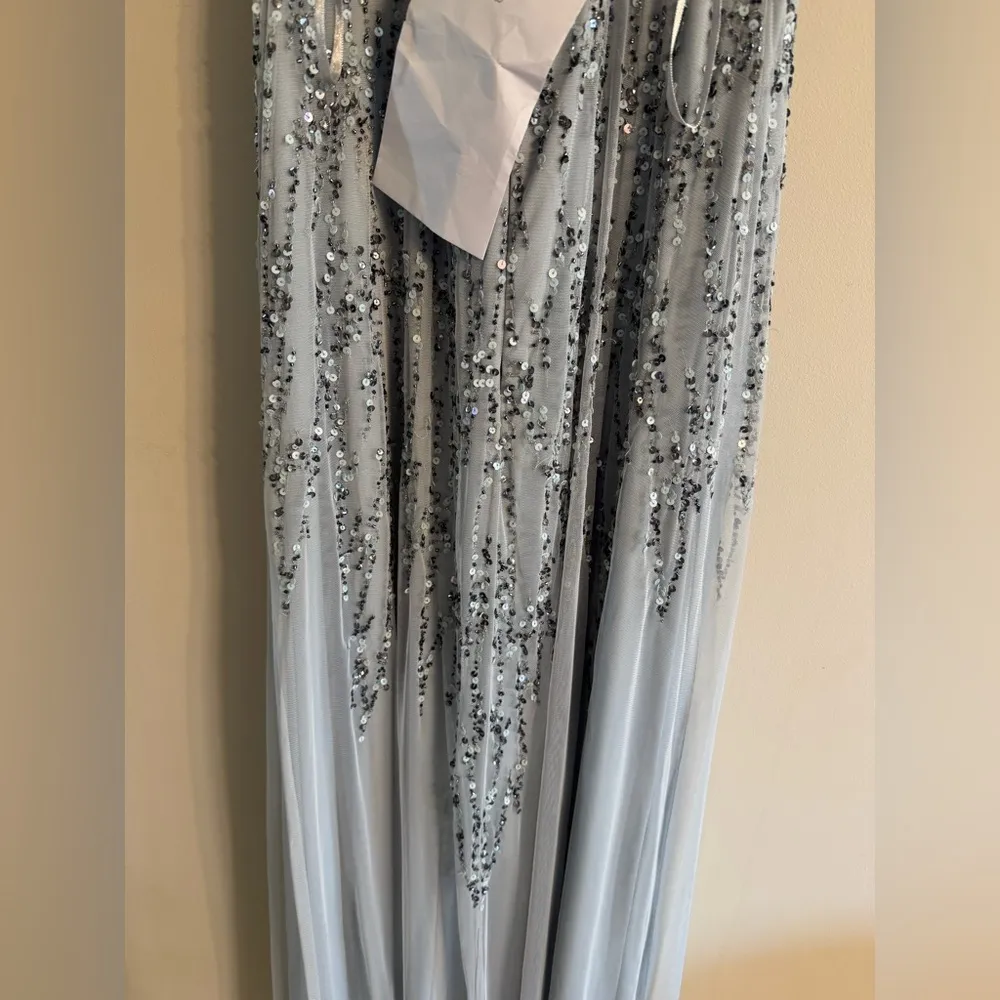 Elegance Dress in Light Blue Size 10 - Image 9