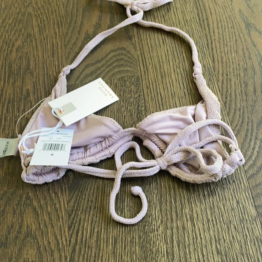 Hi-Hi Tanga Sparkle Bikini Top - Image 4