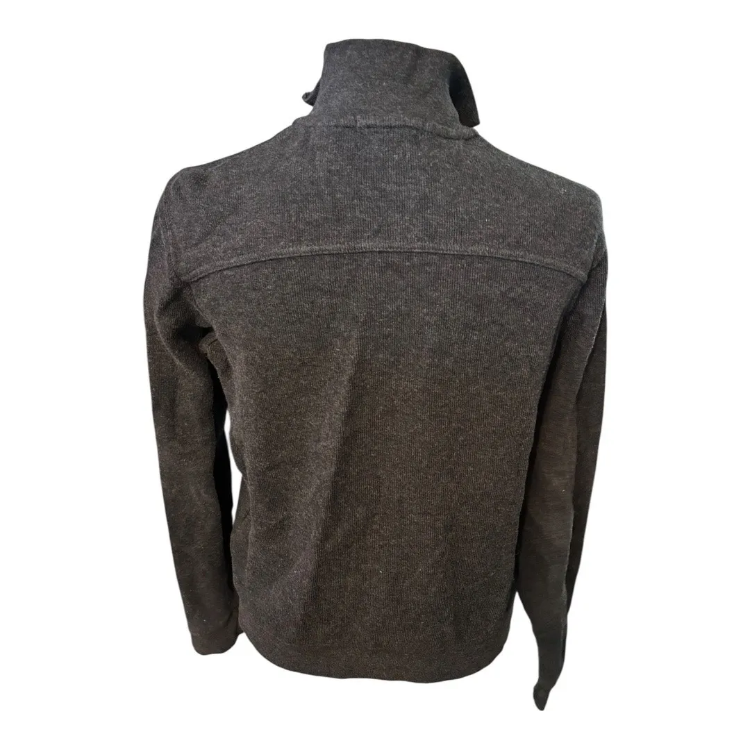 Chaps Gray Sweatshirt Zipper Size S - Image 2