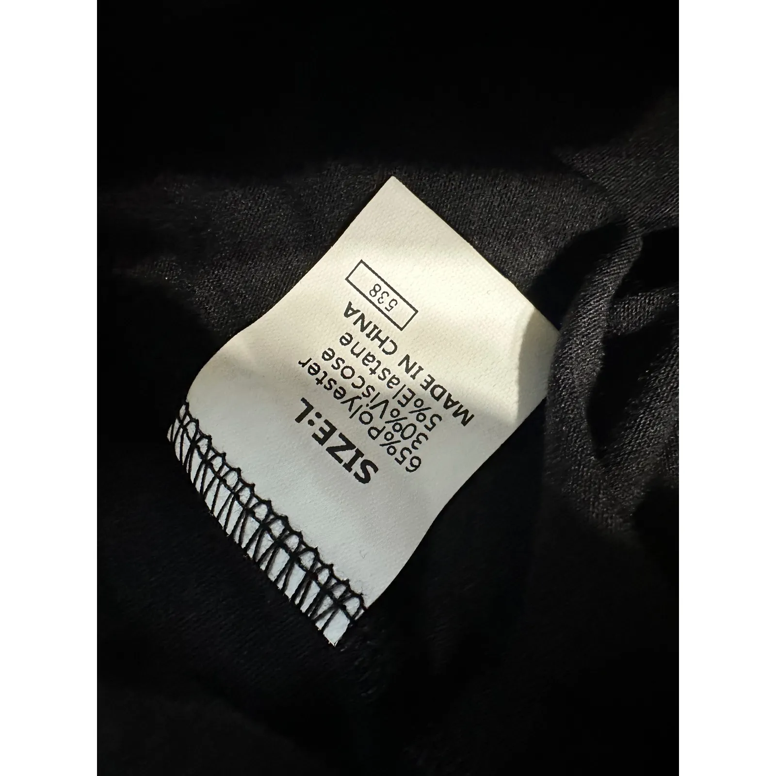 DOKOTOO Black V Neck Flutter Sleeve Cinched Waist Midi Dress Women's Size L Size L - Image 6