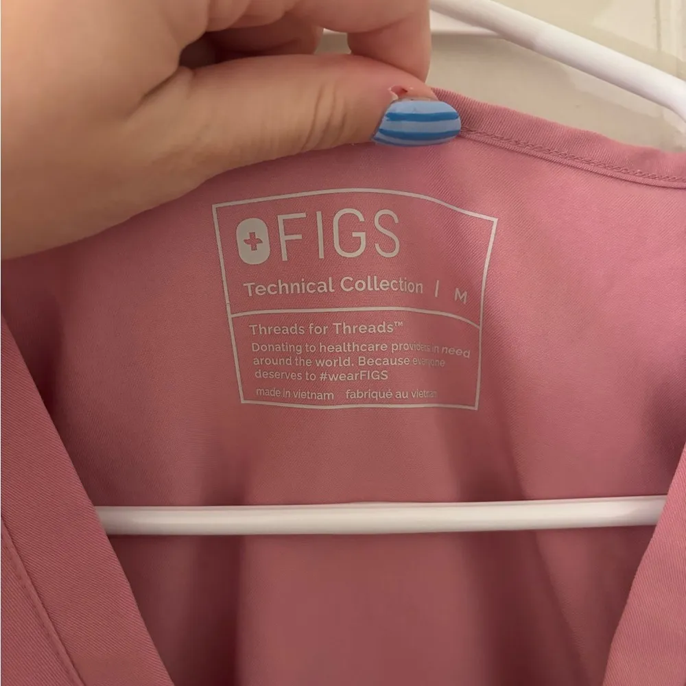 FIGS  Rose Scrub Top - Image 2