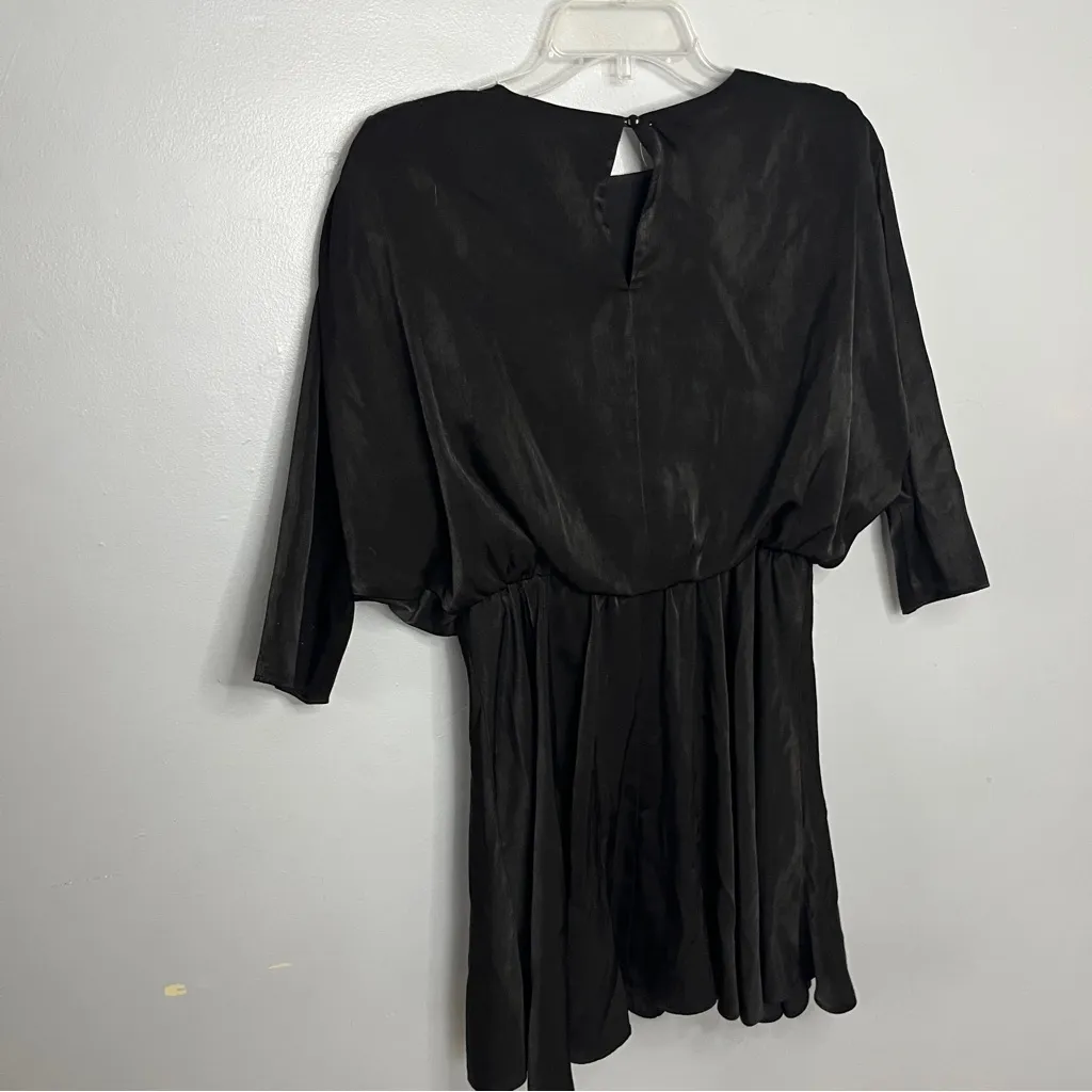 Vintage Elegant Black Women's Dress Size M - Image 5