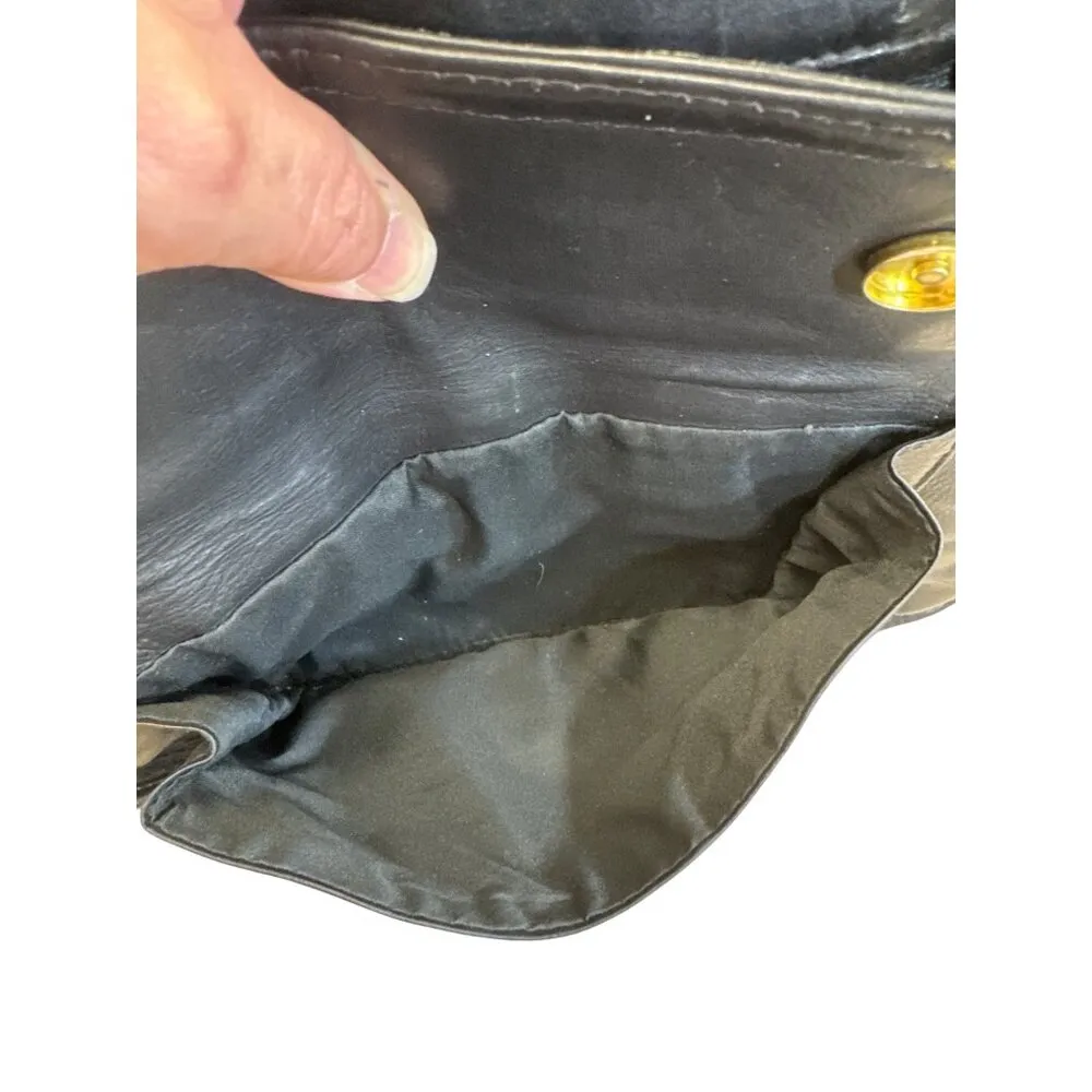 Frye womens vintage Black Leather shoulder handbag SKU 8227 - Image 8