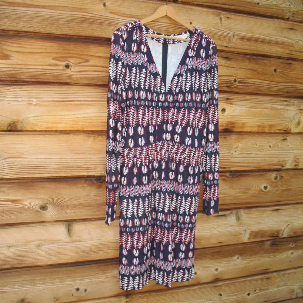 TORY BURCH   fantasy printed mini dress XL - Image 4