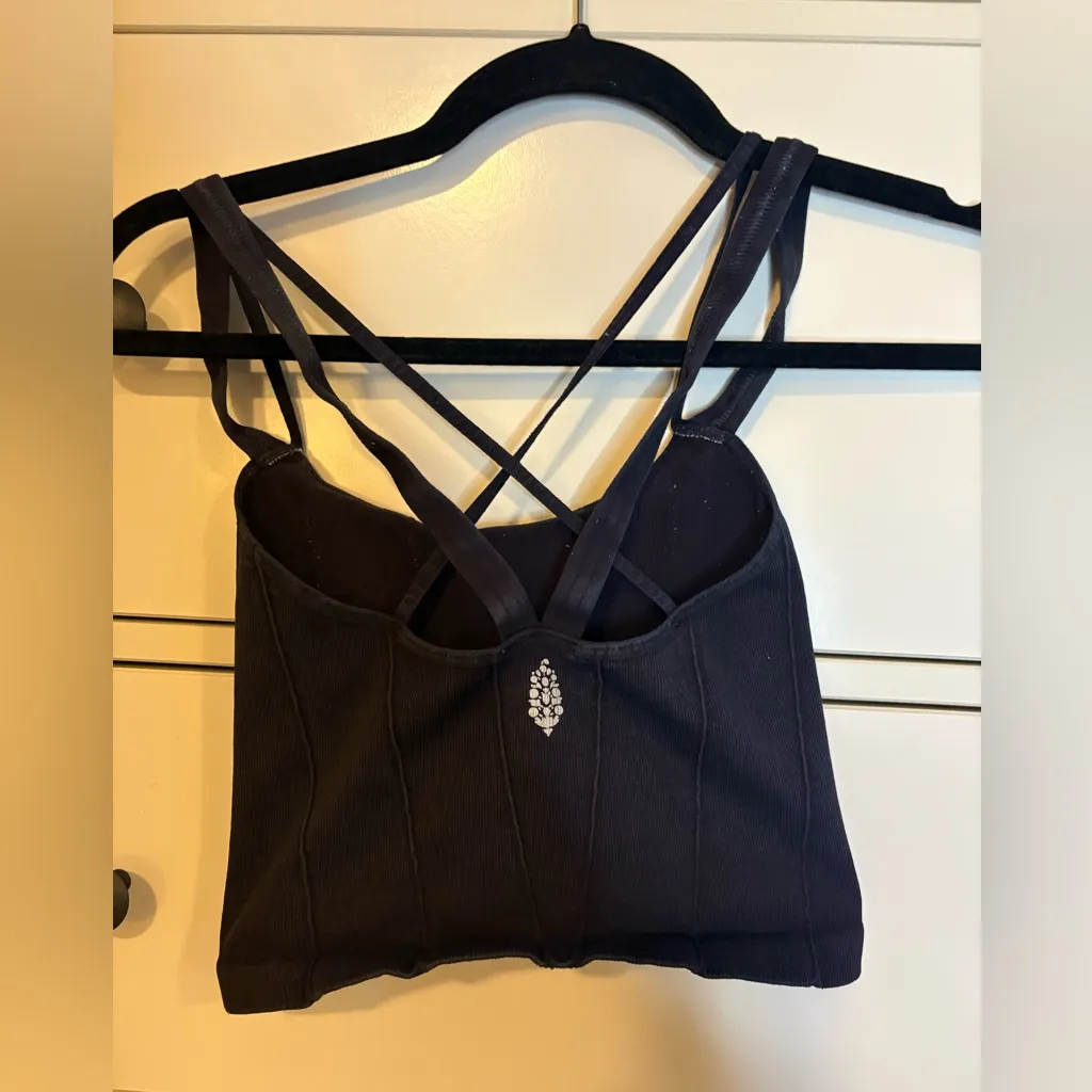 Black Strappy free people tank top Size M - Image 3