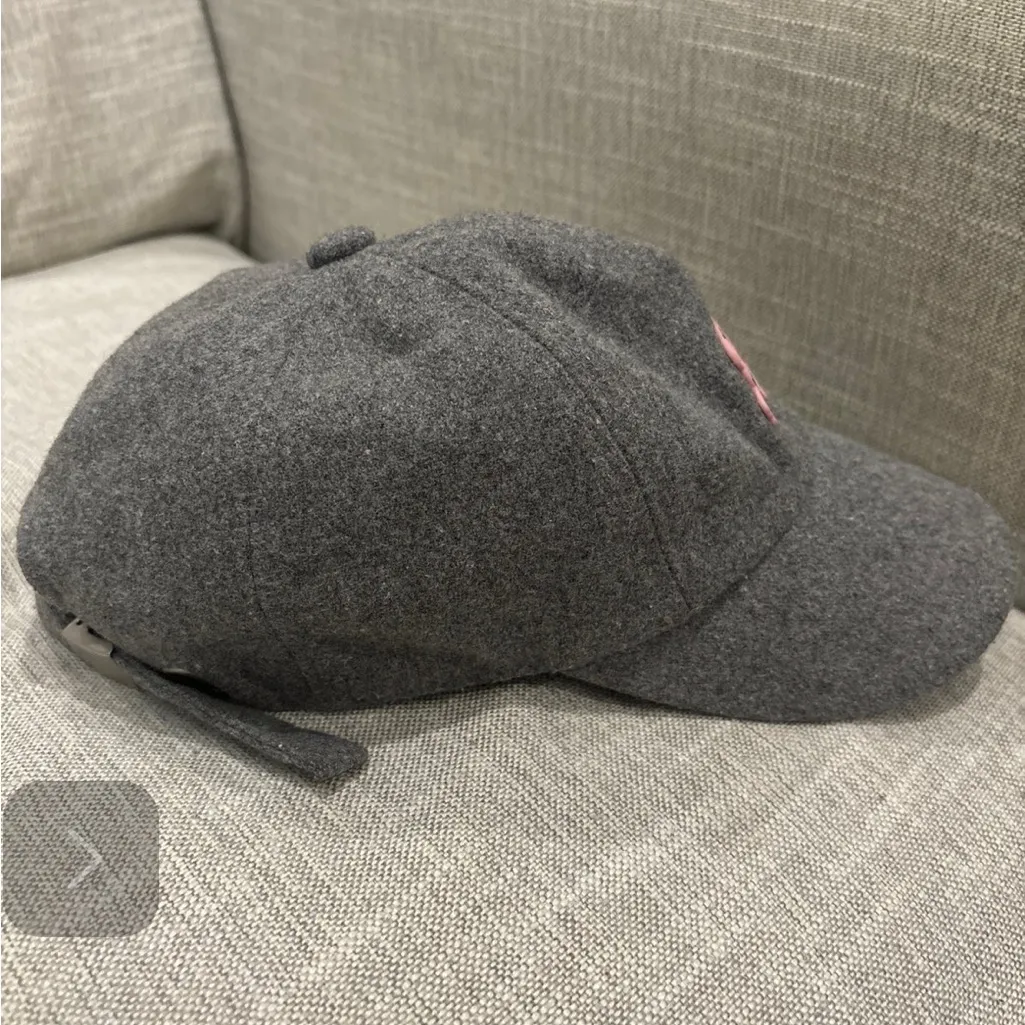 [FW18 Pink Panther] PP Face Wool Cap(Melange Grey) - Image 2