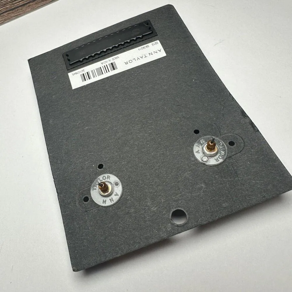 Ann Taylor Black Flower Beaded Pierced Dangle Drop Earrings DEFECT Mismatched - Image 9