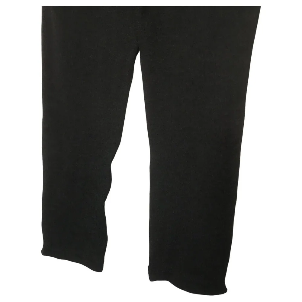 Betabrand Pants Womens XS Pull On Cropped Capri Yoga Ponte Knit Charcoal Gray - Image 9