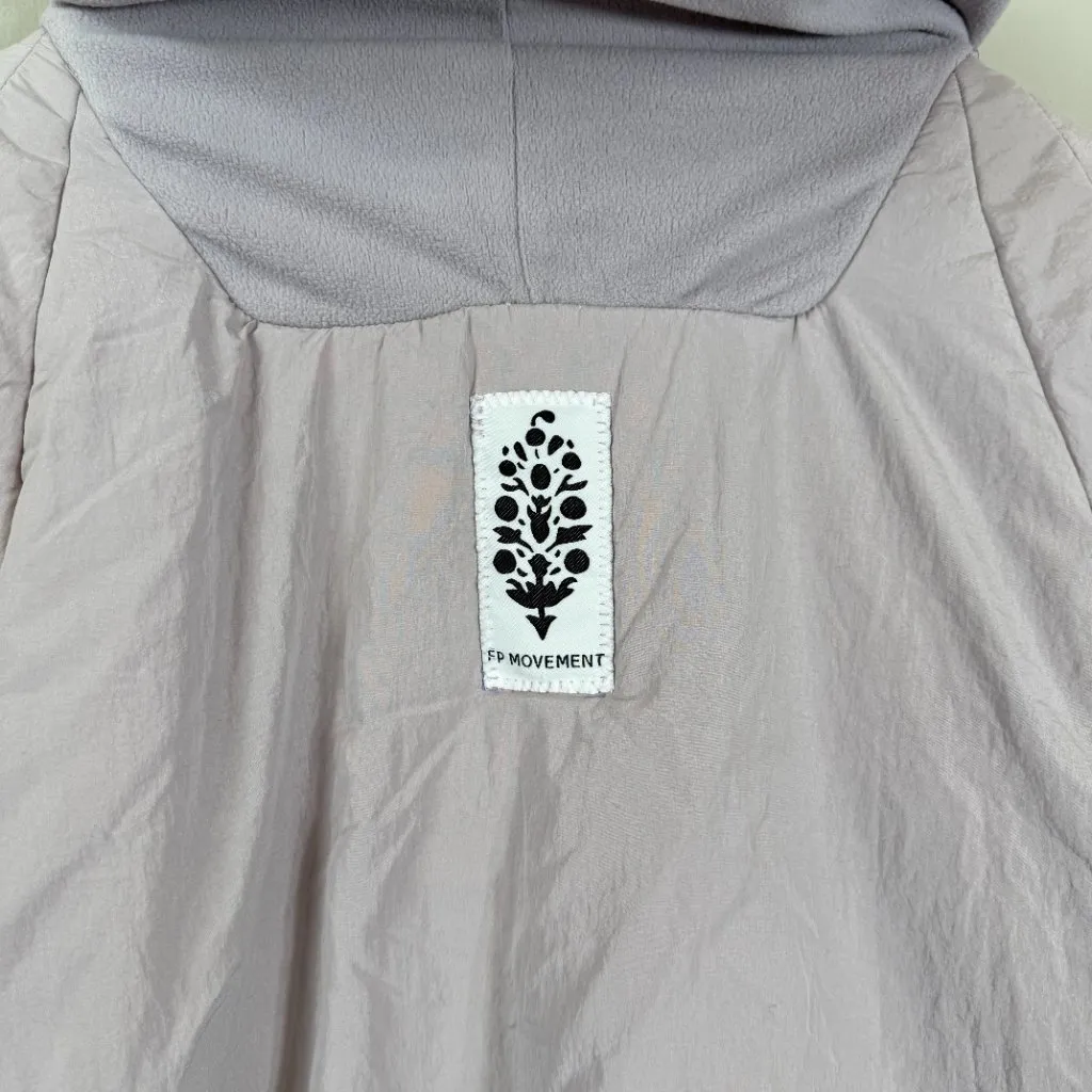 FP Movement Free People In a Pillow Packable Puffer Pullover Medium Oyster NWT Purple - Image 16