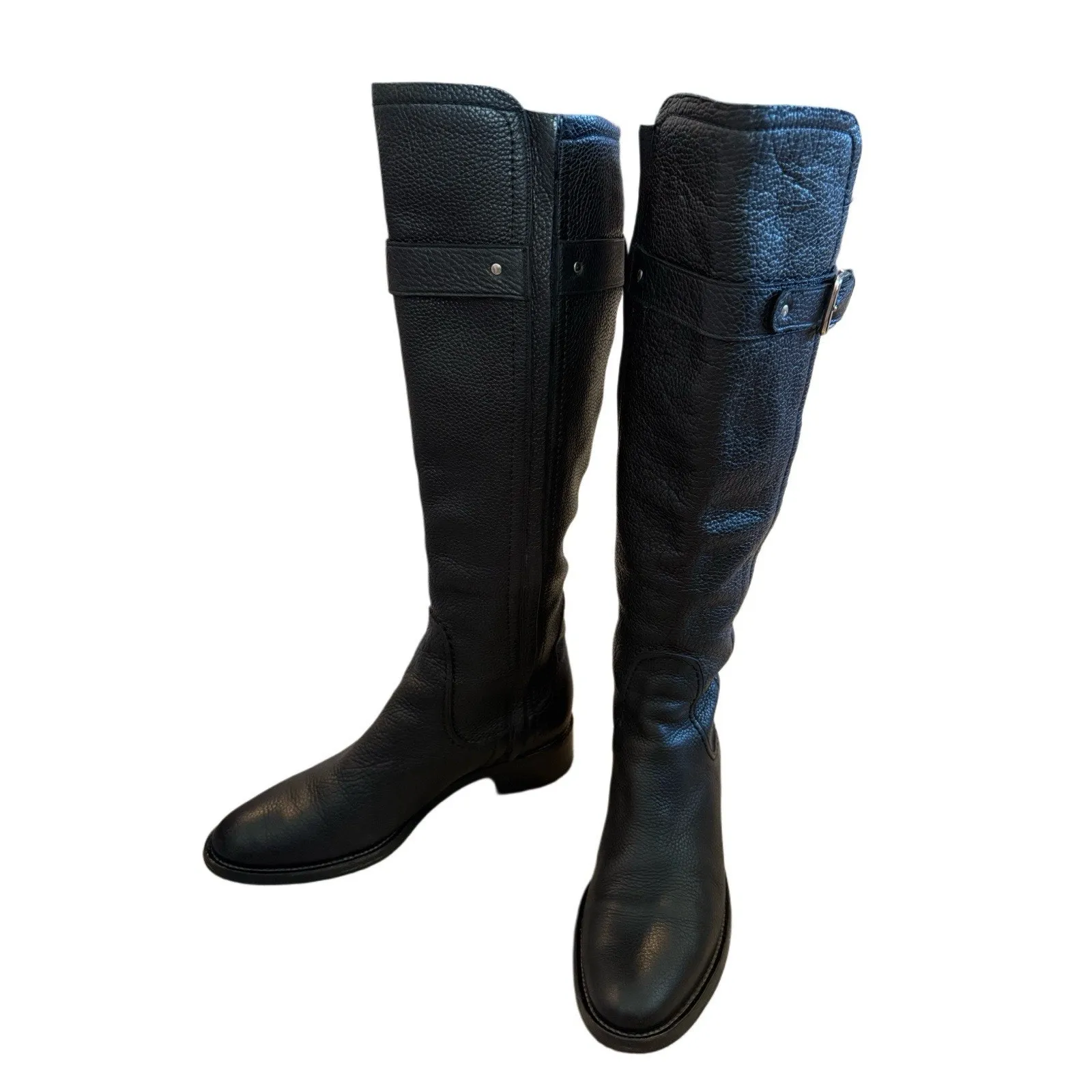 Vintage Cole Haan Italian Handcrafted Leather Equestrian Riding Boots Pristine 7 - Image 2