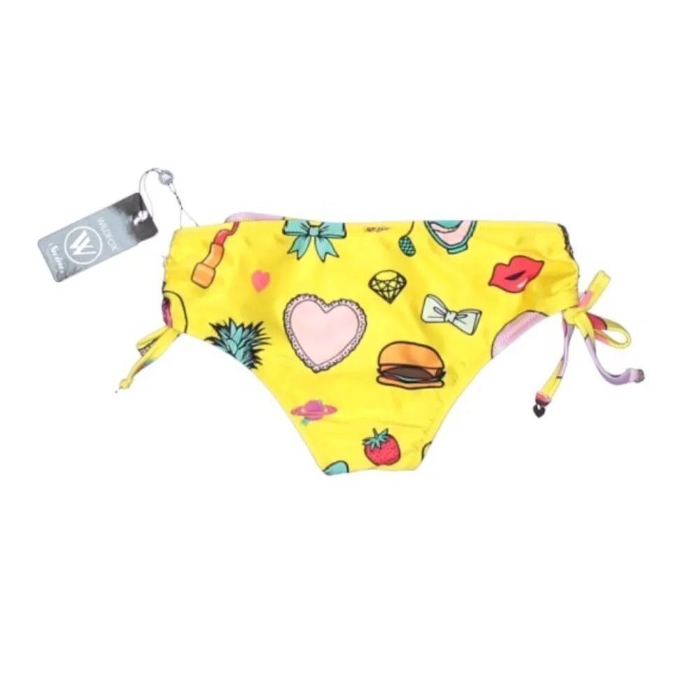 🆕Wildfox Emoji Print Yellow Bikini Bottom - Image 2