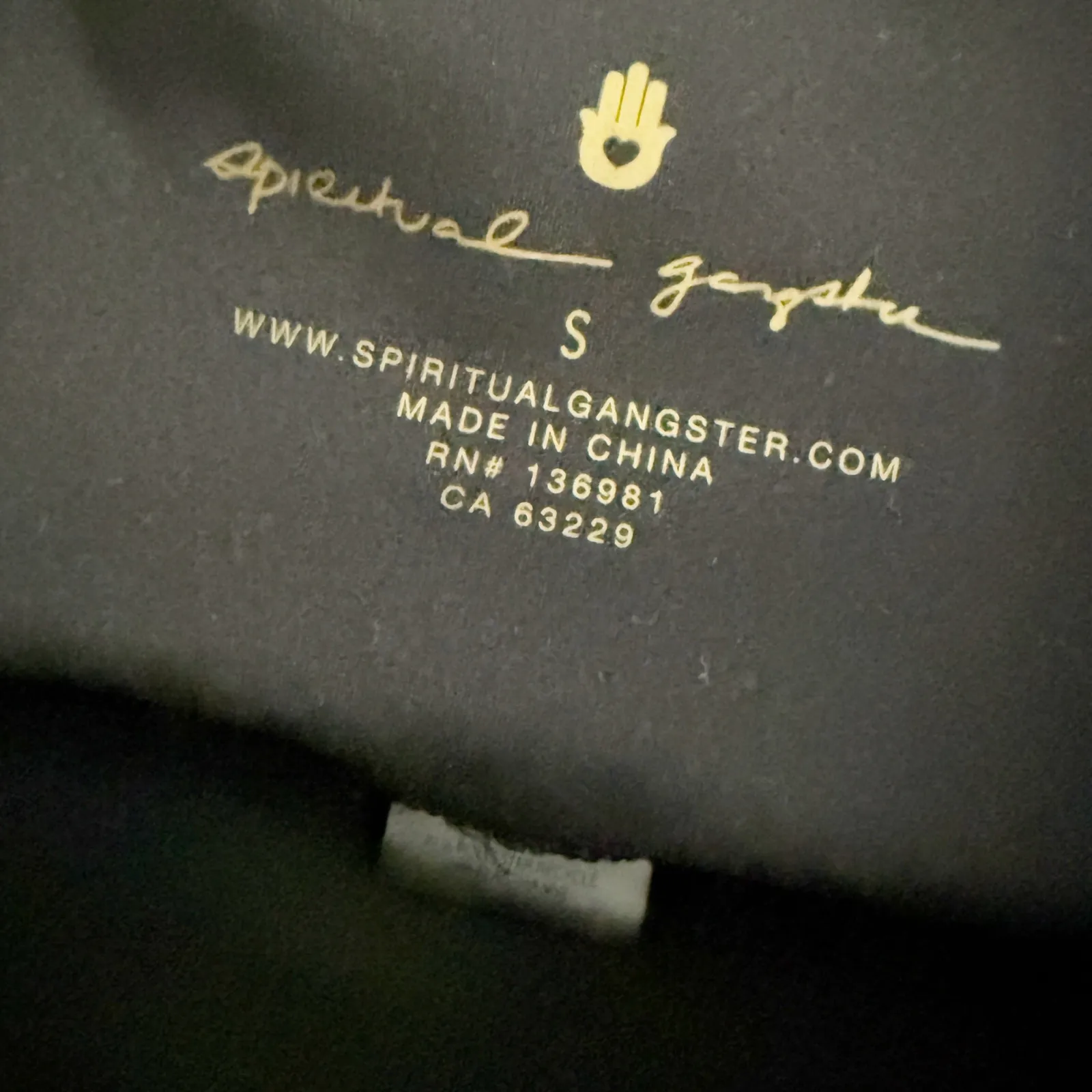 SPIRITUAL GANGSTER | Leighton Legging Ivory Cream Black Cropped Ankle | Small - Image 7