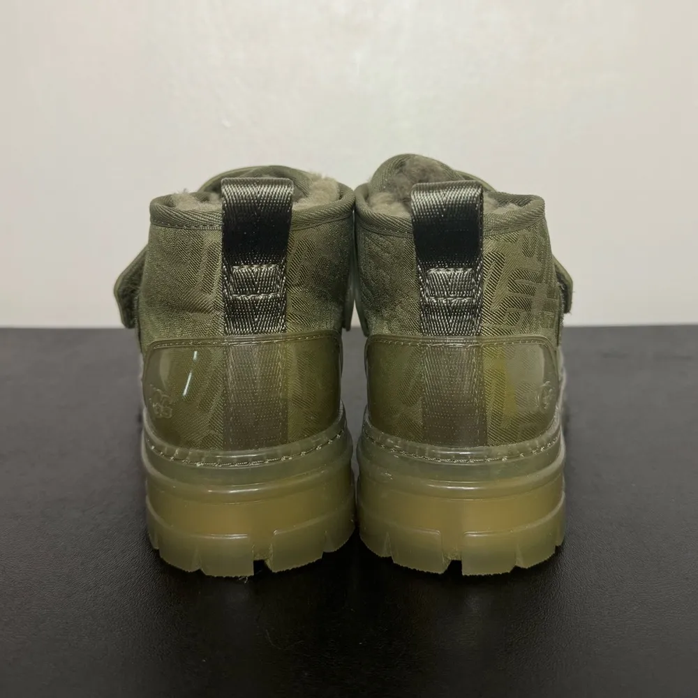 Ugg Neumel Graphic Monogram Chukka Boots Green Size 5 - Image 5