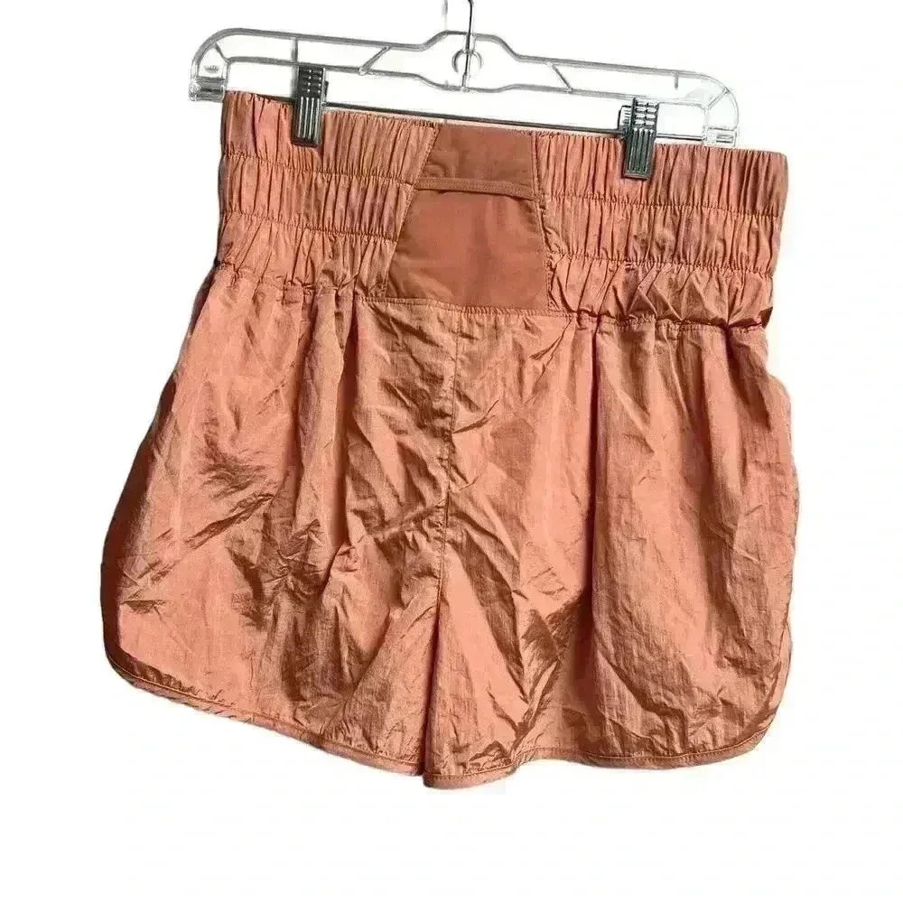 Free People Movement Brushed Apricot The Way Home Shorts Built in Briefs Small - Image 10