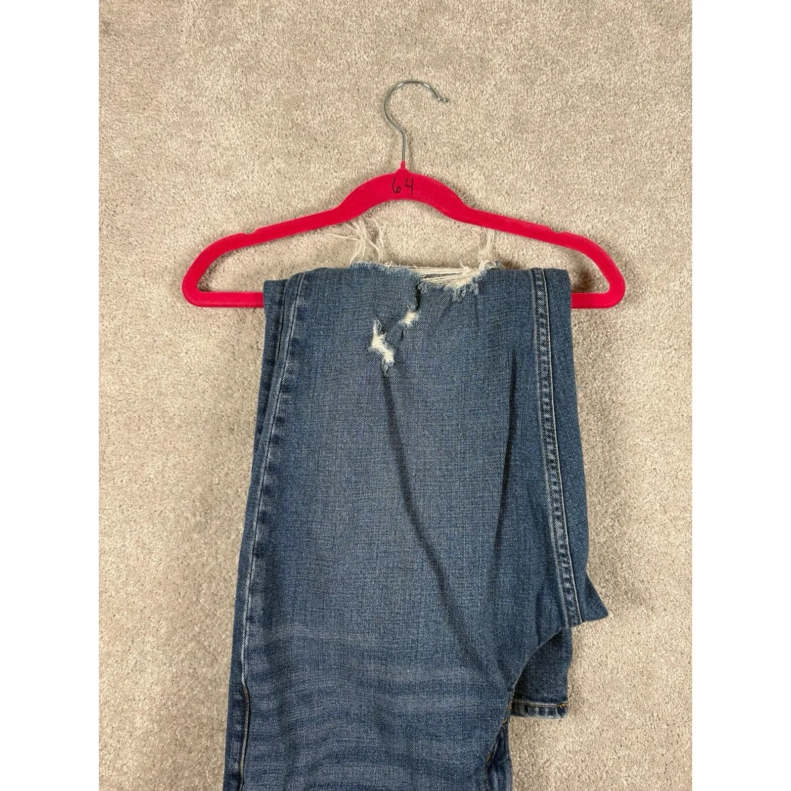 Abercrombie & Fitch‎ The Mom High Rise Jean Distressed Women's Size 29/8R - Image 8