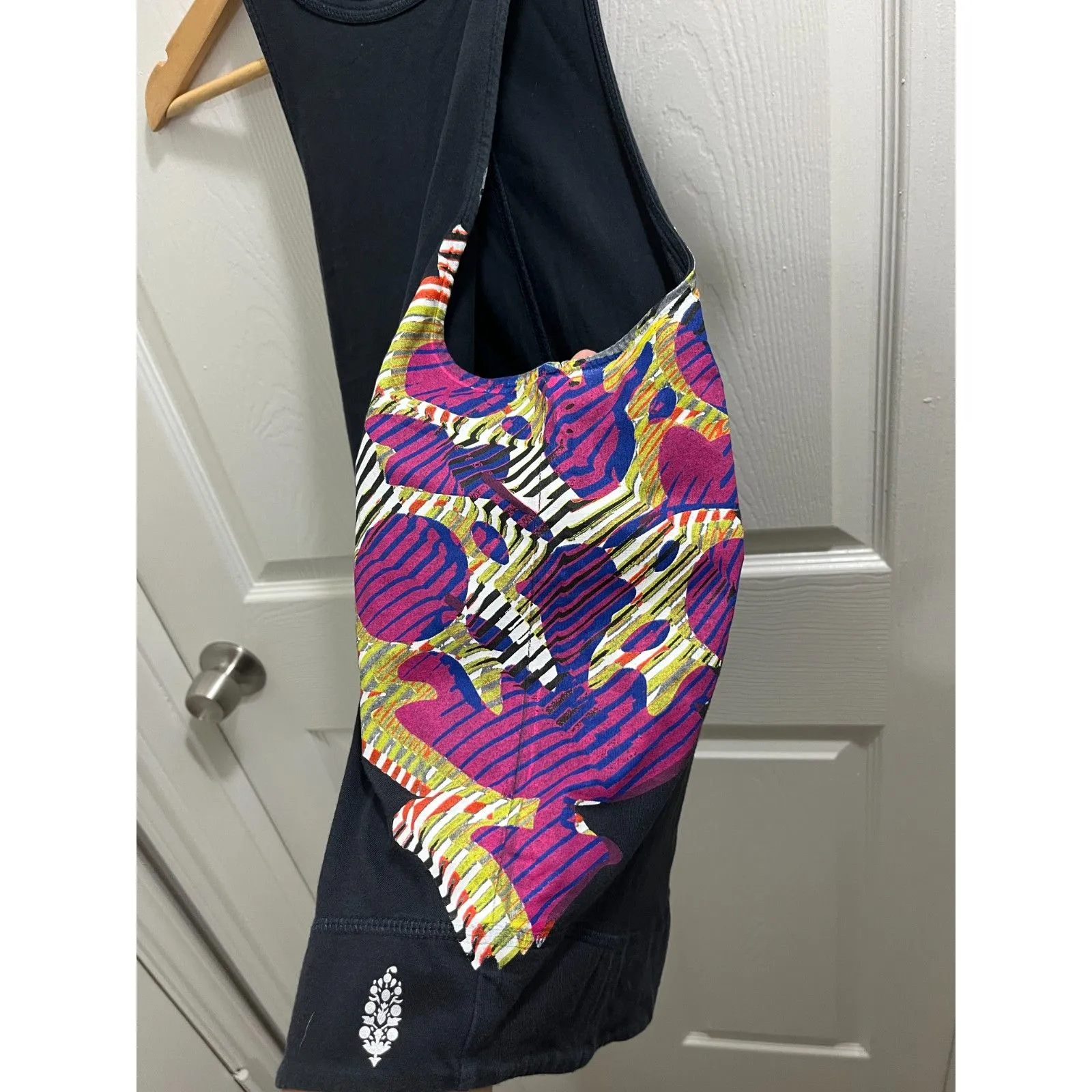 Free People Movement Inhale Tank Top Black Size XS Oversized (Rare) Graphic - Image 10