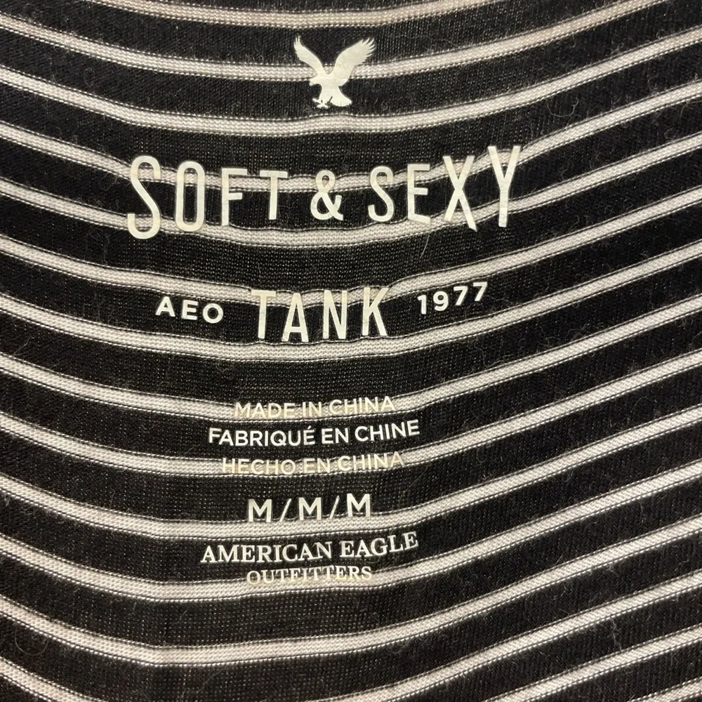 American Eagle Outfitters Soft & Sexy Floral Embroidered Tank Top - Image 3