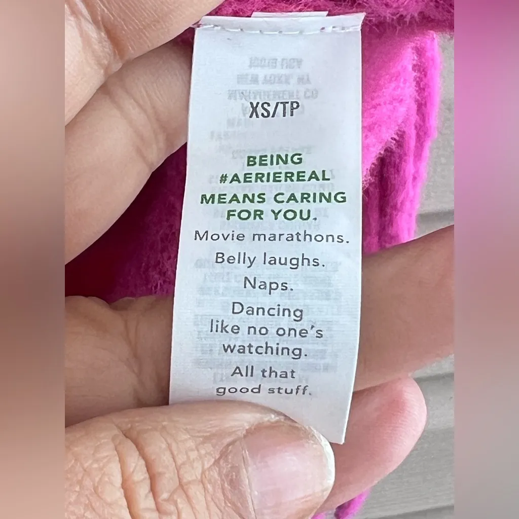 Aerie Buttercream Crew Oversized Sweater in Cosmic Pink - Image 10