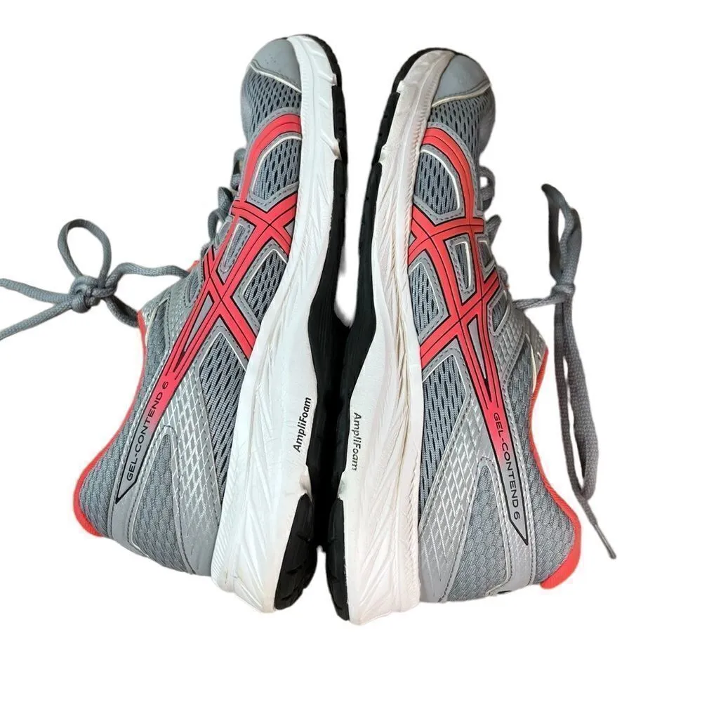 ASICS Gel Contend 6 Sneakers Sheet Rock/Diva Pink Women’s size 9‎ - Image 3