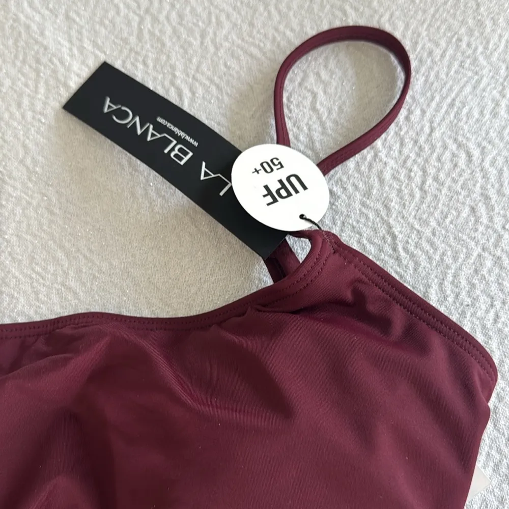 La Blanca Island Goddess Lingerie One Piece - Dark Cherry, Size 6, $83 - Image 8