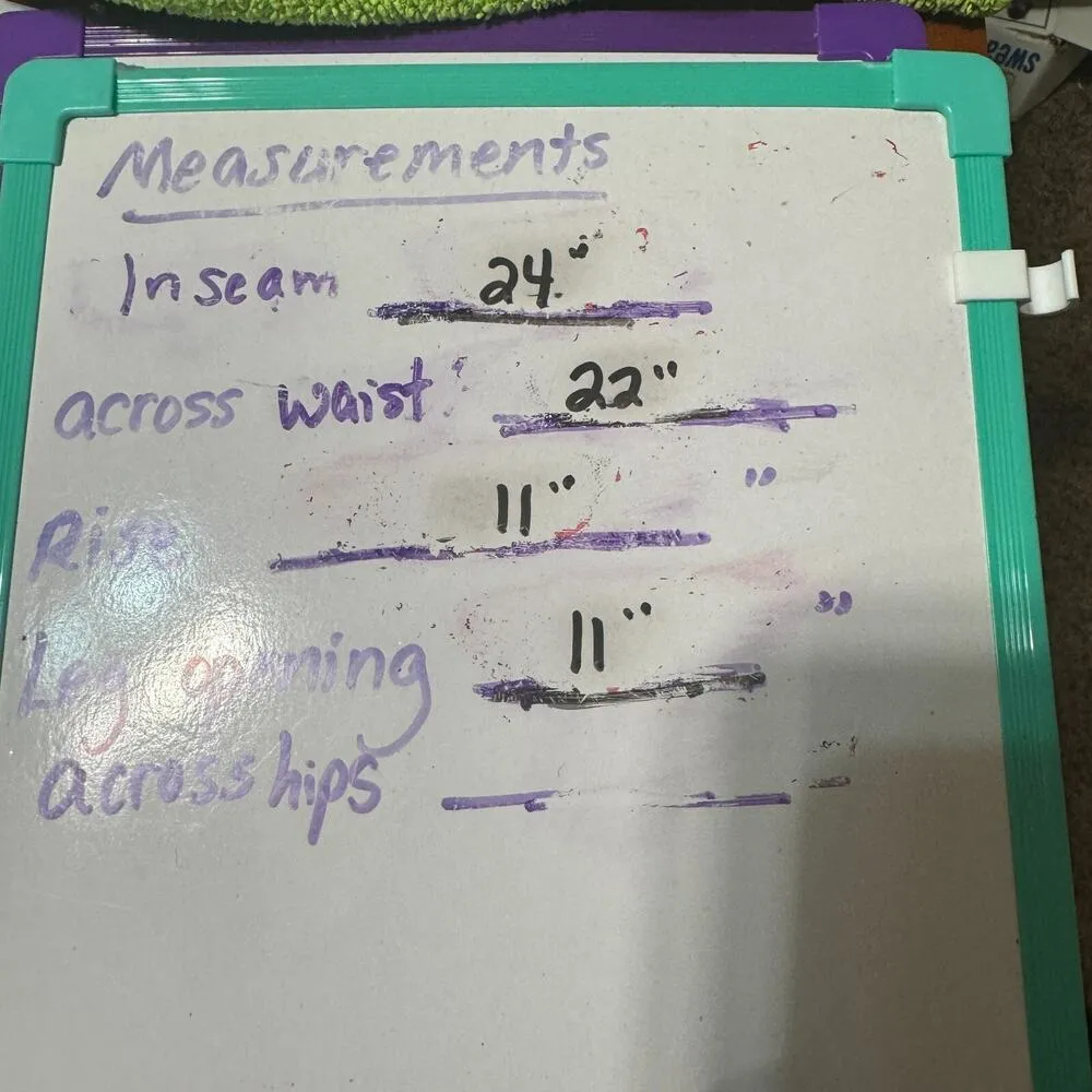 Levi's Jeans Womens 24W Blue Demi Curve Cropped Wide Leg Cuffed stretch denim - Image 3