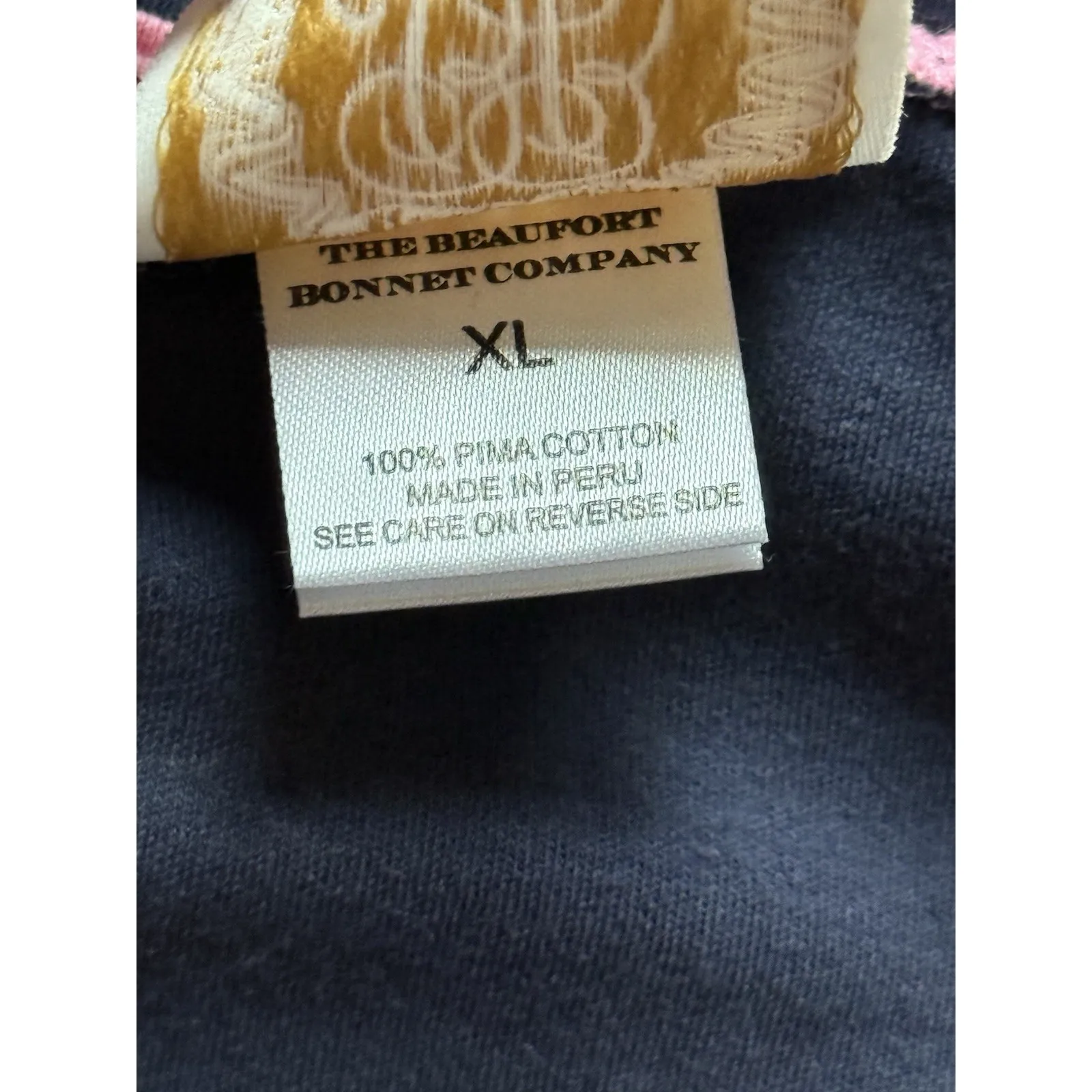 Beaufort Bonnet Company Darling Deck Halls Pajama Set Womens XL Navy Christmas Blue - Image 5