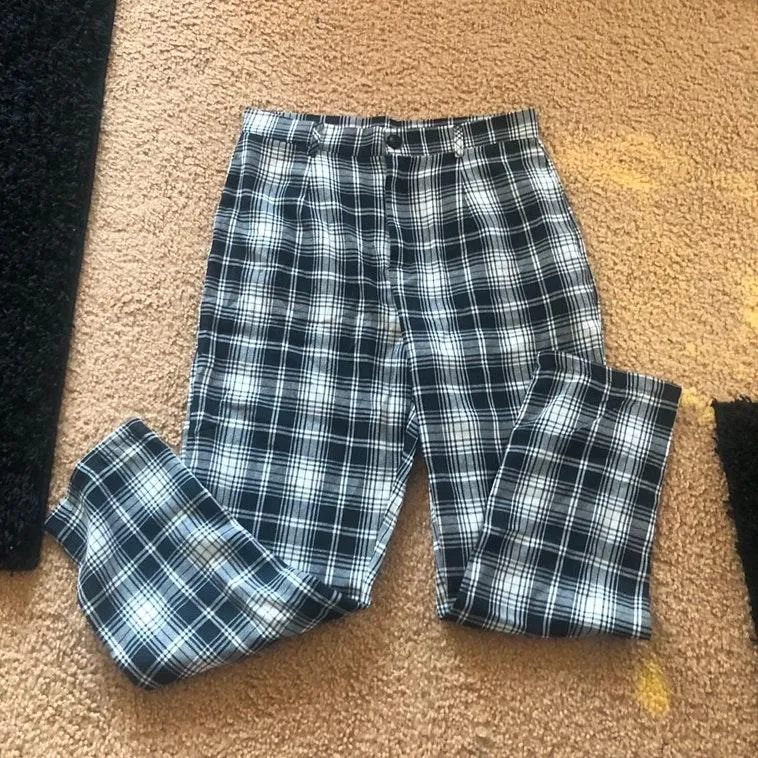 Romwe High Rise Plaid Pants (Please Read Below!!) - Image 7