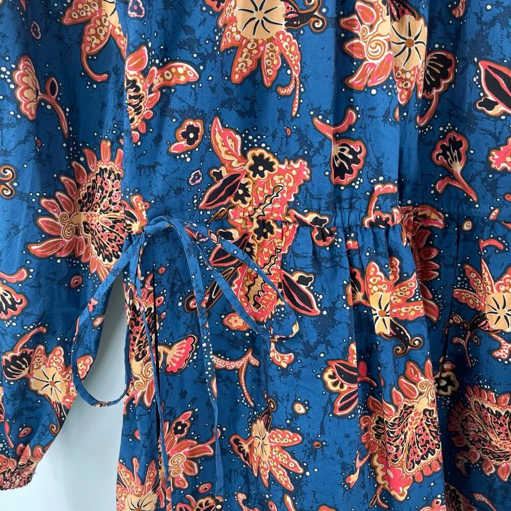 A.L.C. Myra Dress Size 6 Pockets Cinch Waist Ties Designer Luxury 100% Cotton - Image 14