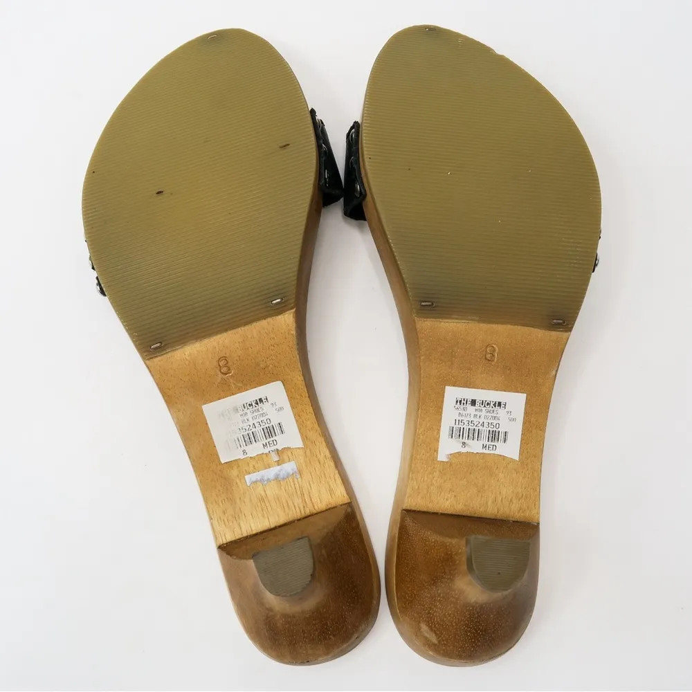 Vintage 90s MIA Wooden Heel Sandals - Image 9