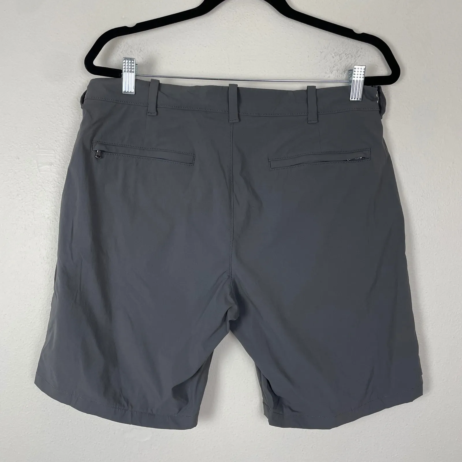J.Crew Tech Stretch Shorts Mens 33 Gray Lightweight‎ Casual 9 Inch Summer Preppy - Image 6