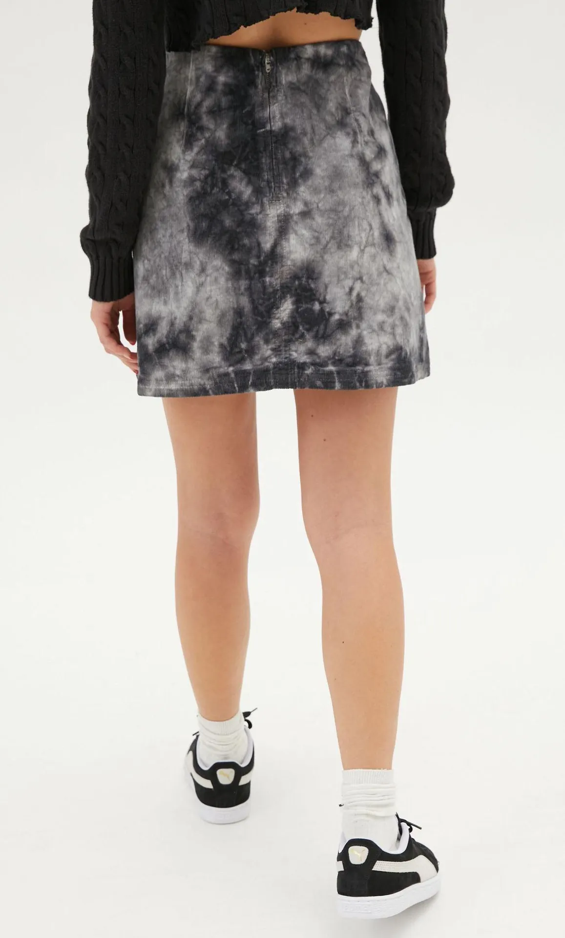 UO Tie-Dye Corduroy Mini Skirt - Image 2