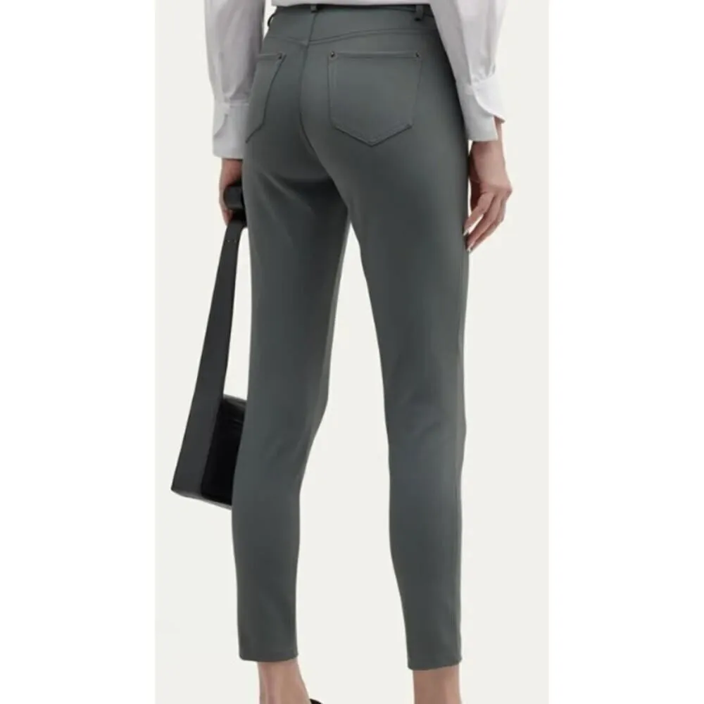 Lafayette 148 Mercer Grey Five Pocket Pants Sz. 8 Gray - Image 2